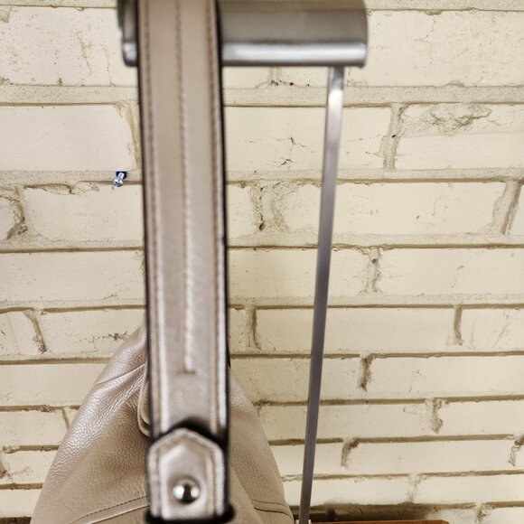 Euc Coach Metallic Leather Katarina Shimmer Satchel Tote Bag Purse - Picture 7 of 14